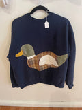 Handmade mallard crewneck