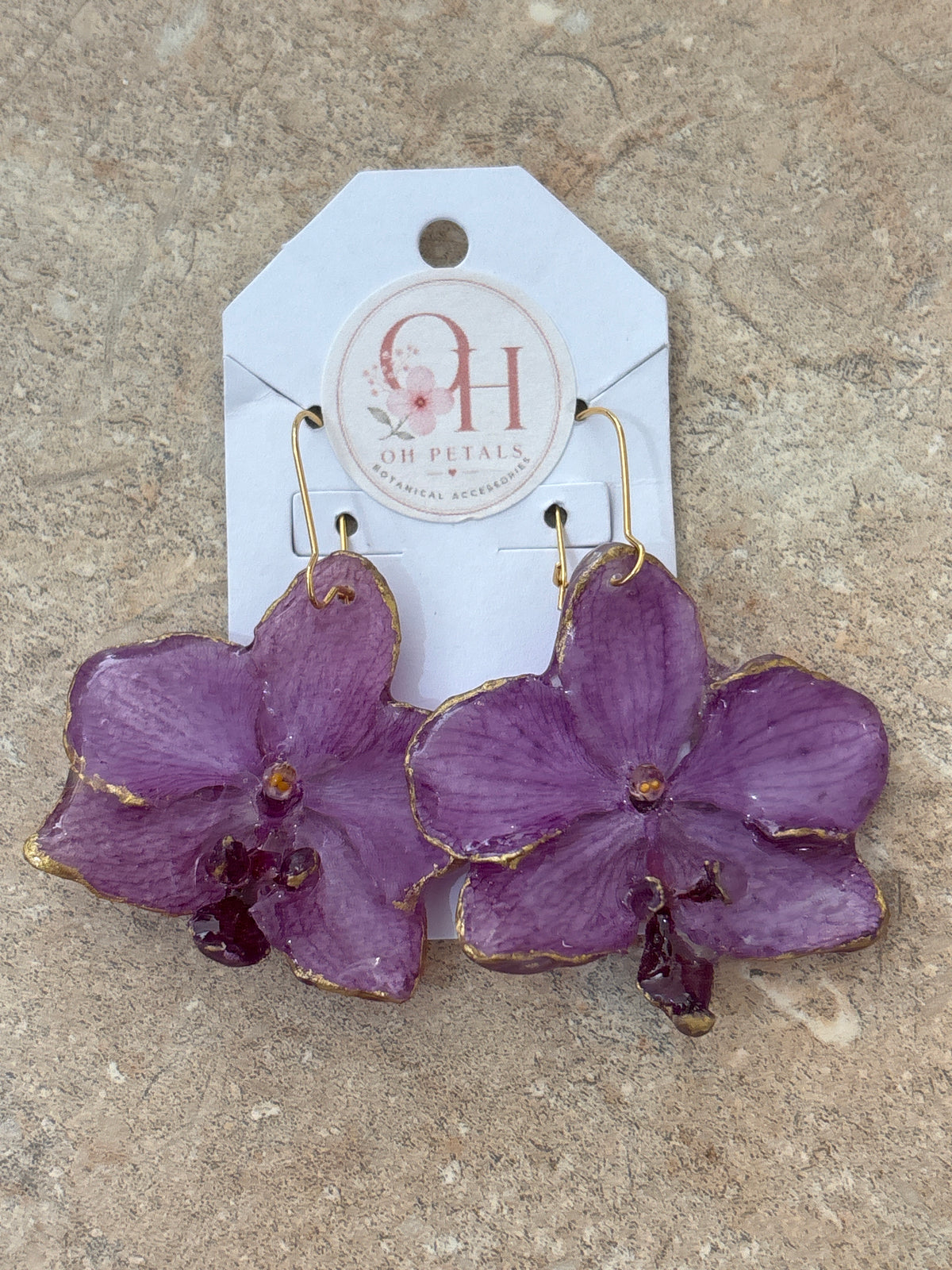 Oh Petals Orchid Earrings